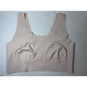 Bali Comfort Revolution Wireless Bra 3491 Nude Beige Seamless Bralette Womens XL